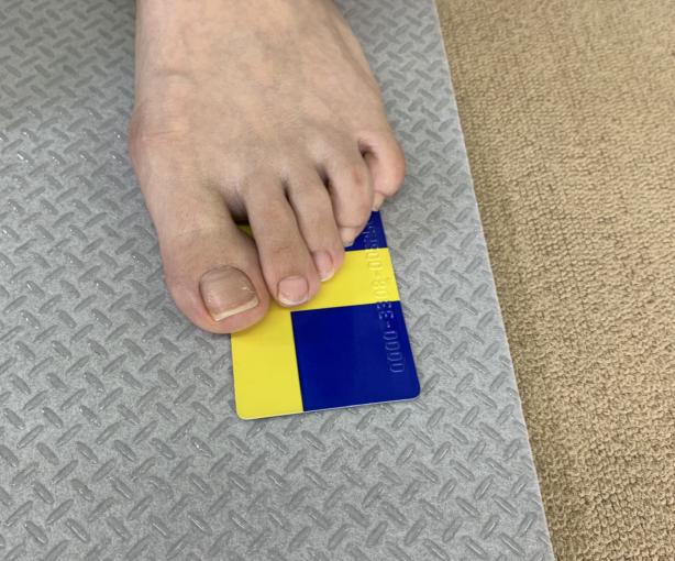 体重支持機能障害をセルフチェックする方法その②